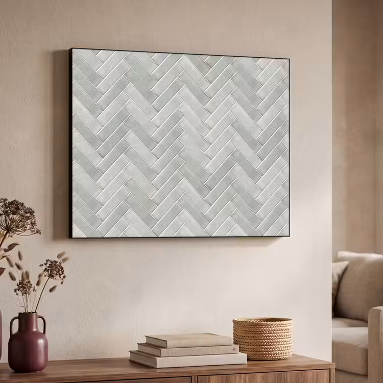Art Frame - Visgraat - Wandtegel - Grijs — 4