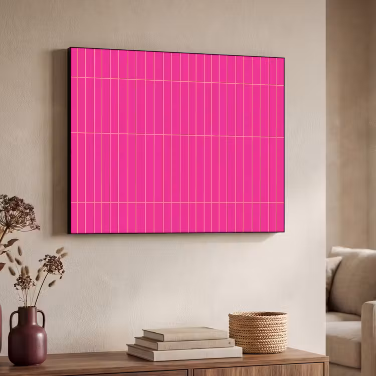 Art Frame - Patroon - Tegel - Magenta - Roze — 4
