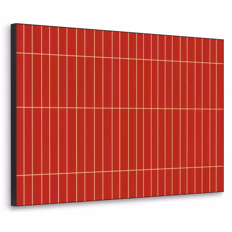 Art Frame - Verticaal - Wandtegel - Helderrood — 1