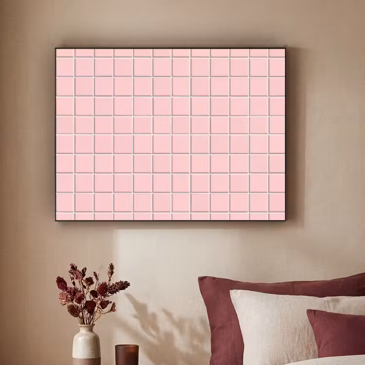 Art Frame - Patroon - Tegel - Pastelroze — 2