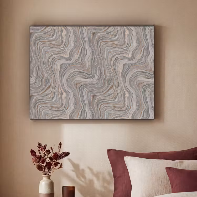 Art Frame - Patroon - Textuur - Grijs — 2