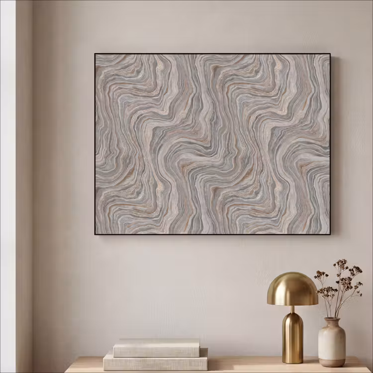 Art Frame - Patroon - Textuur - Grijs — 3