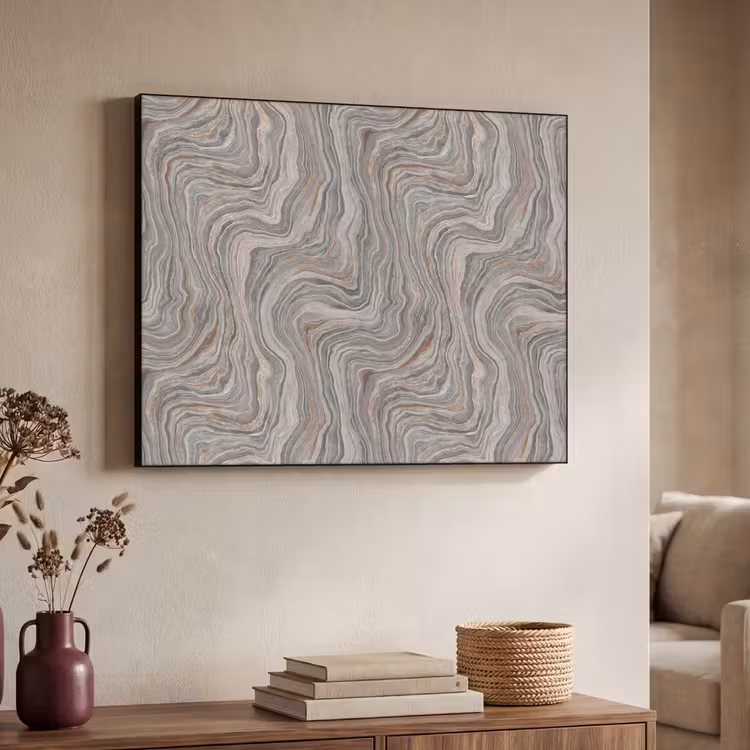 Art Frame - Patroon - Textuur - Grijs — 4