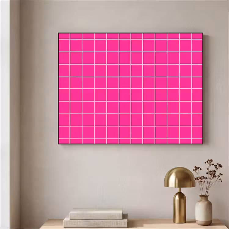 Art Frame - Tegels - Vierkant - Fuchsia — 3