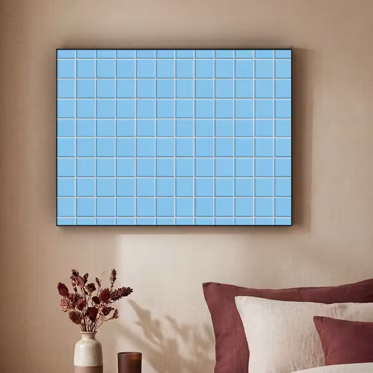 Art Frame - Patroon - Tegel - Pastel - Blauw — 2