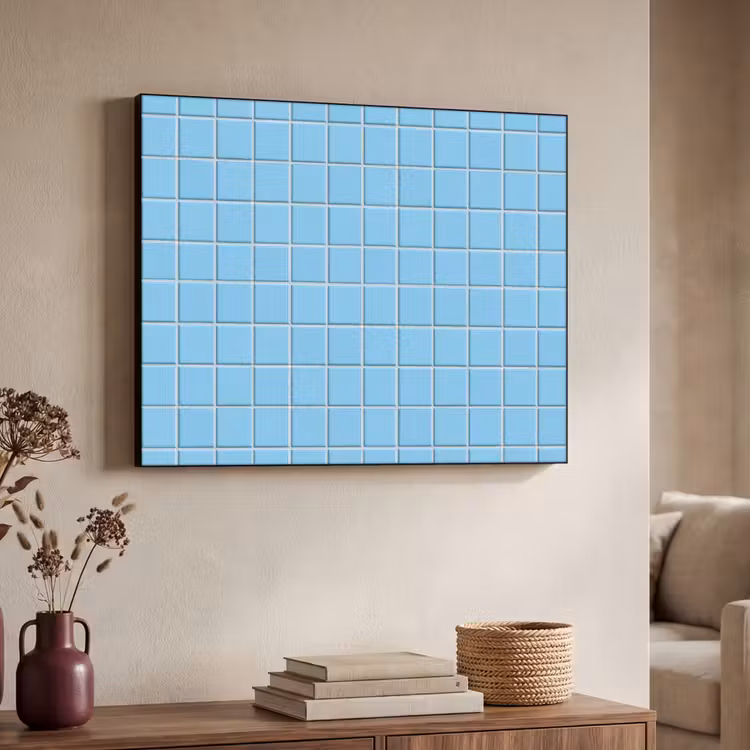 Art Frame - Patroon - Tegel - Pastel - Blauw — 4