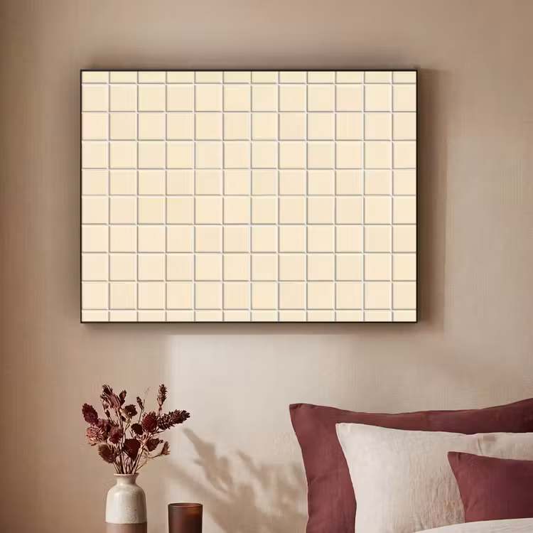Art Frame - Patroon - Tegels - Gebroken - Wit — 2