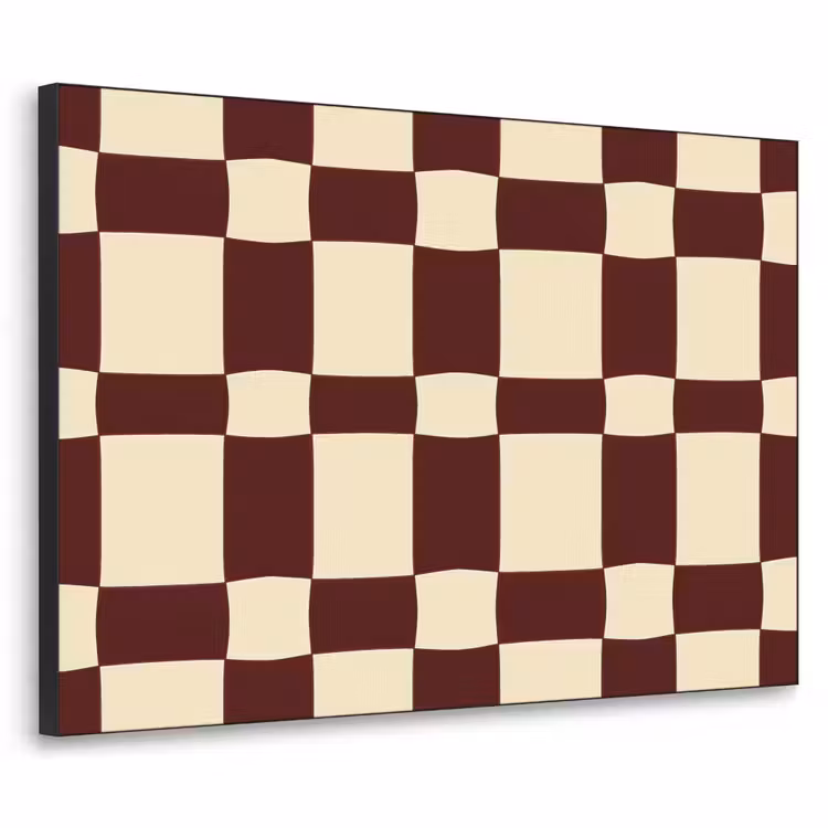 Art Frame - Retro - Patroon - Bruin — 1