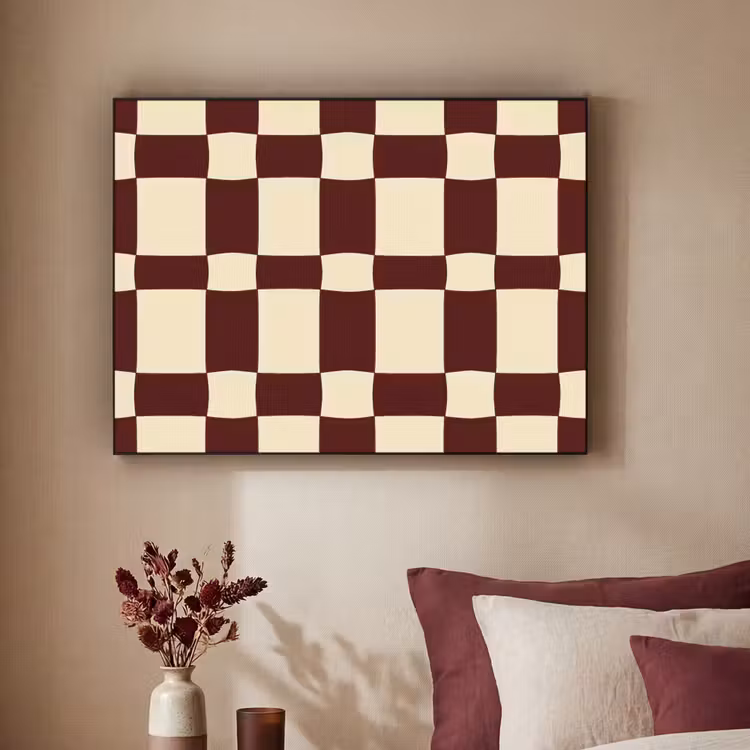 Art Frame - Retro - Patroon - Bruin — 2