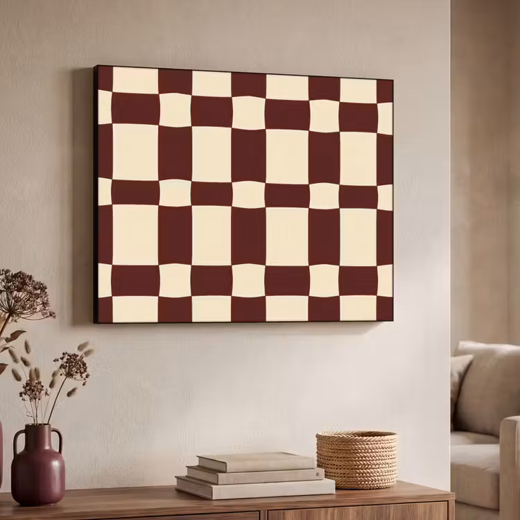Art Frame - Retro - Patroon - Bruin — 4