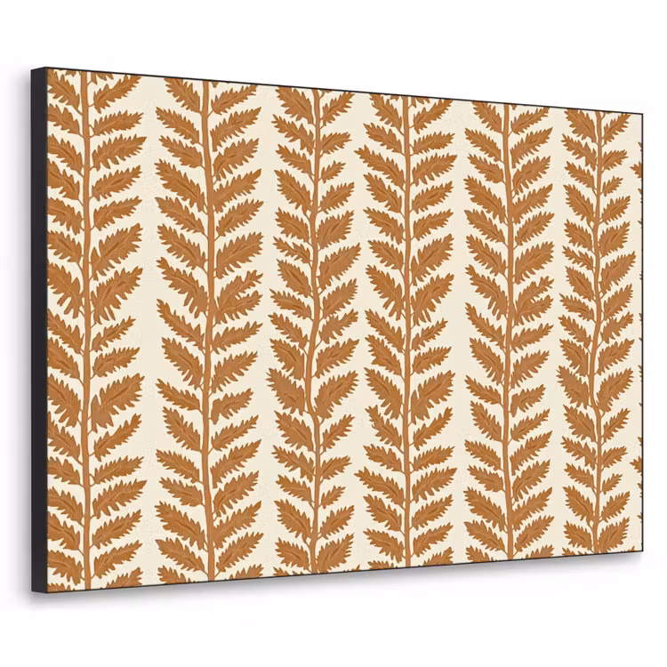 Art Frame - Textuur - Bladeren - Oker — 1