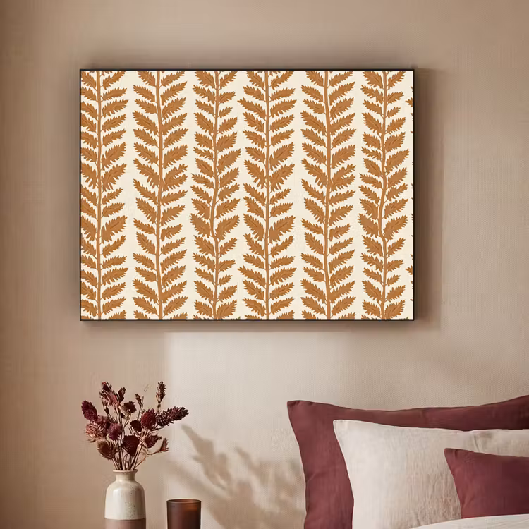 Art Frame - Textuur - Bladeren - Oker — 2