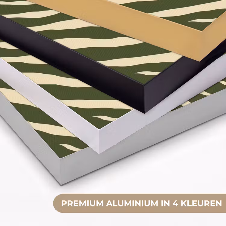Art Frame - Zebra - Patroon - Groen — 5