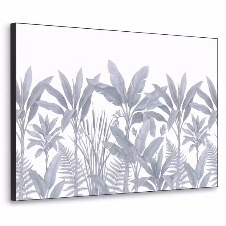 Art Frame - Planten - Bladeren - Natuur - Grijs — 1