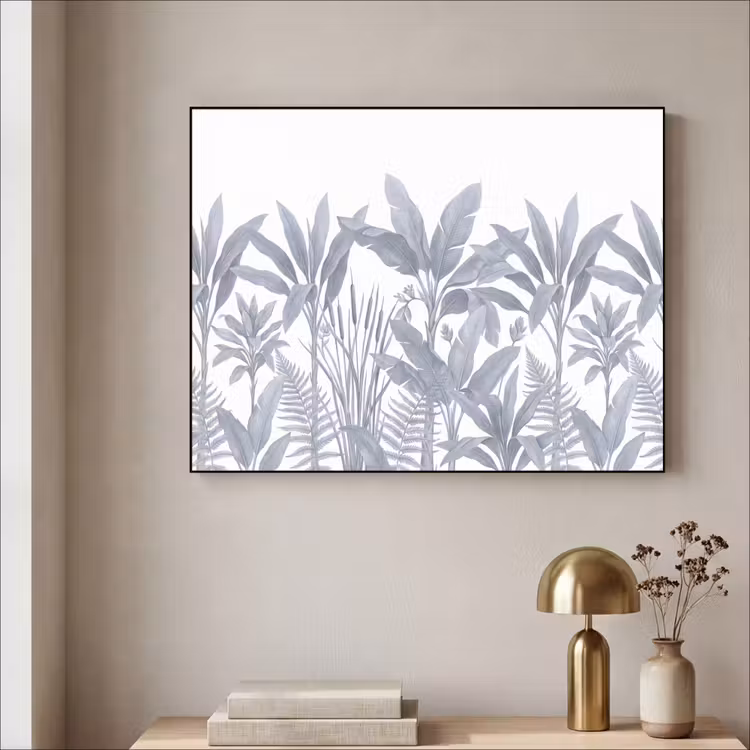 Art Frame - Planten - Bladeren - Natuur - Grijs — 3