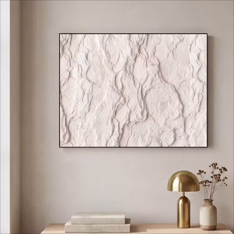Art Frame - Rots - Structuur - Natuur - Beige - Abstract — 3