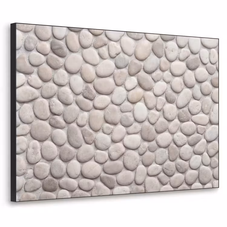 Art Frame - Steen - Kiezel - Natuur - Minimalistisch - Beige — 1