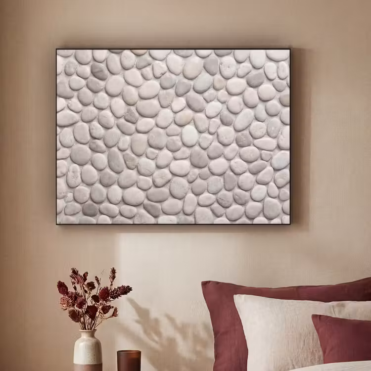Art Frame - Steen - Kiezel - Natuur - Minimalistisch - Beige — 2
