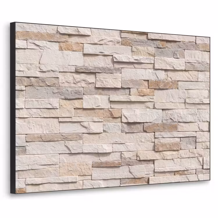 Art Frame - Steen - Muur - Textuur - Rustiek - Beige — 1