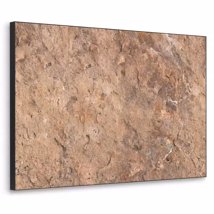 Art Frame - Steen - Natuur - Textuur - Abstract - Bruin — 1