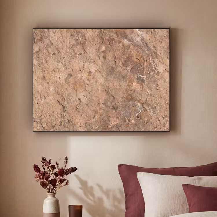 Art Frame - Steen - Natuur - Textuur - Abstract - Bruin — 2