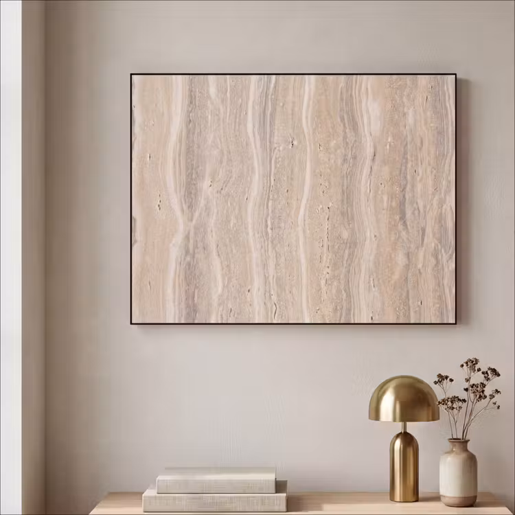 Art Frame - Steen - Patroon - Textuur - Natuurlijk - Beige — 3