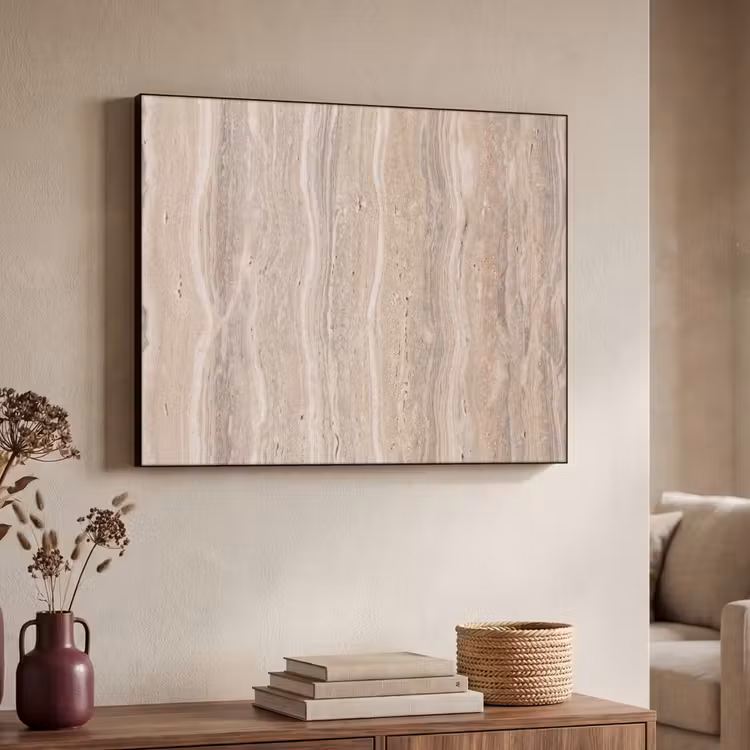 Art Frame - Steen - Patroon - Textuur - Natuurlijk - Beige — 4