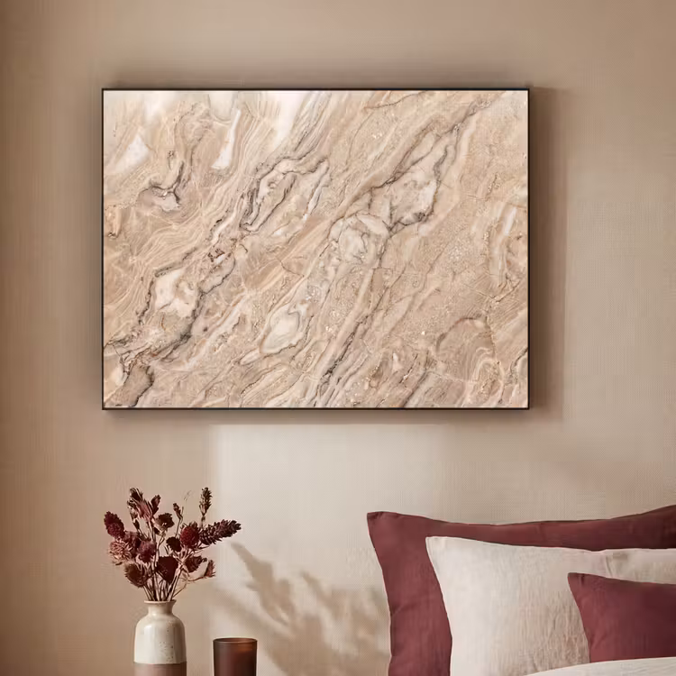 Art Frame - Textuur - Aders - Abstract - Modern - Beige — 2