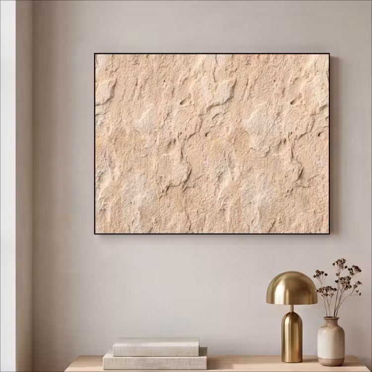 Art Frame - Textuur - Steen - Natuur - Beige — 3