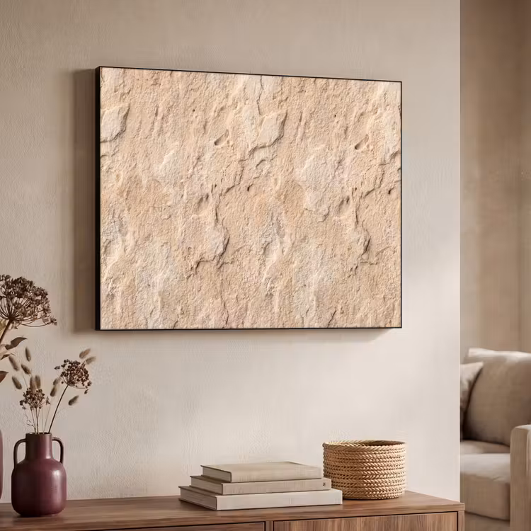 Art Frame - Textuur - Steen - Natuur - Beige — 4
