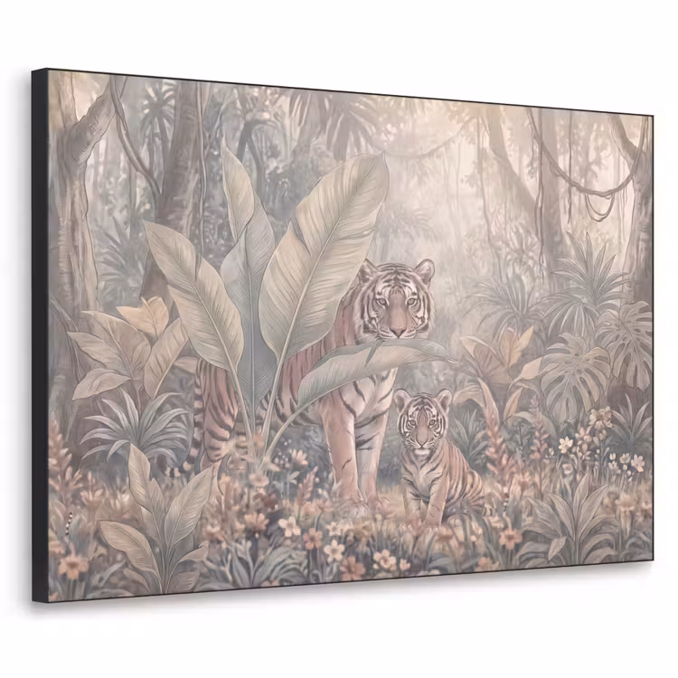 Art Frame - Tijger - Welp - Jungle - Illustratie - Dieren — 1