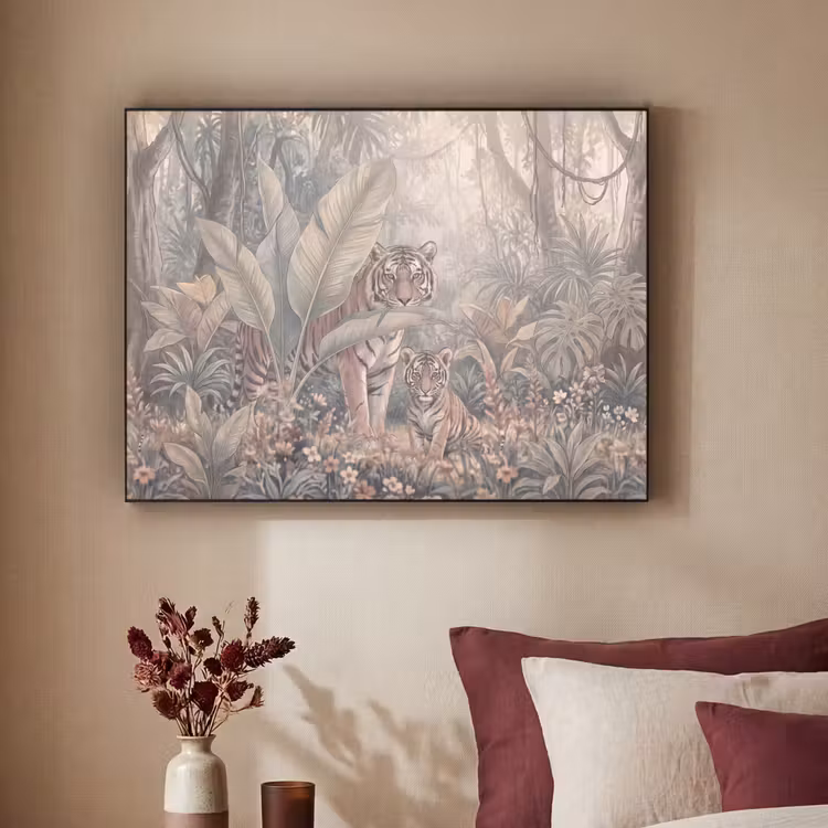 Art Frame - Tijger - Welp - Jungle - Illustratie - Dieren — 2