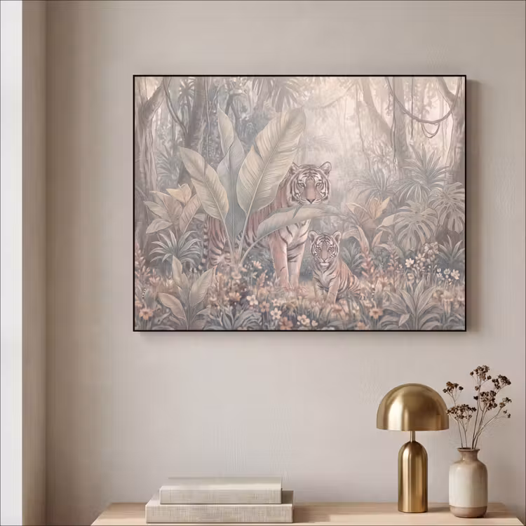 Art Frame - Tijger - Welp - Jungle - Illustratie - Dieren — 3