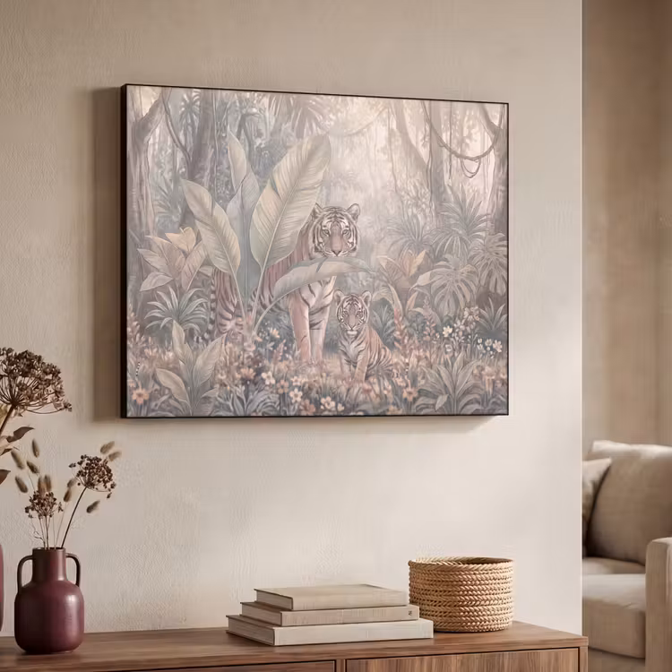 Art Frame - Tijger - Welp - Jungle - Illustratie - Dieren — 4