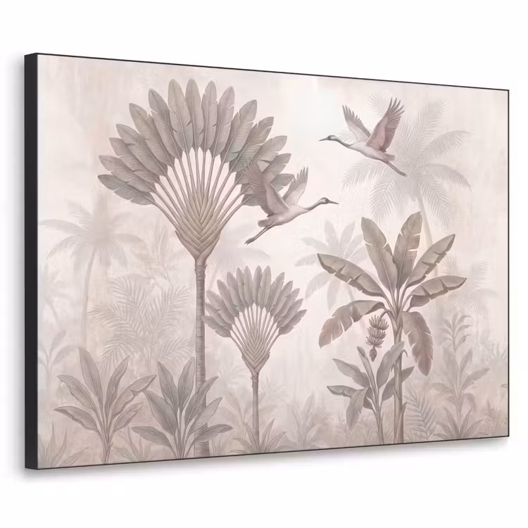Art Frame - Vogel - Tropisch - Jungle - Natuur - Beige — 1