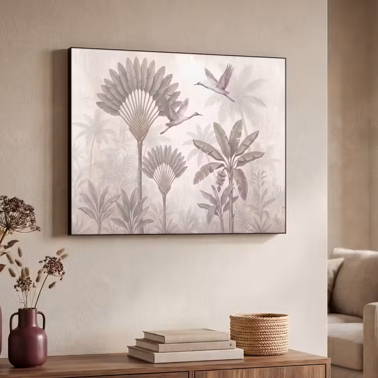 Art Frame - Vogel - Tropisch - Jungle - Natuur - Beige — 4