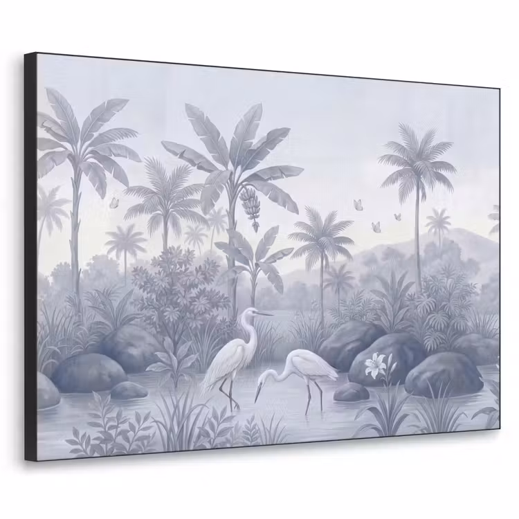 Art Frame - Vogel - Water - Tropisch - Natuur - Blauw — 1