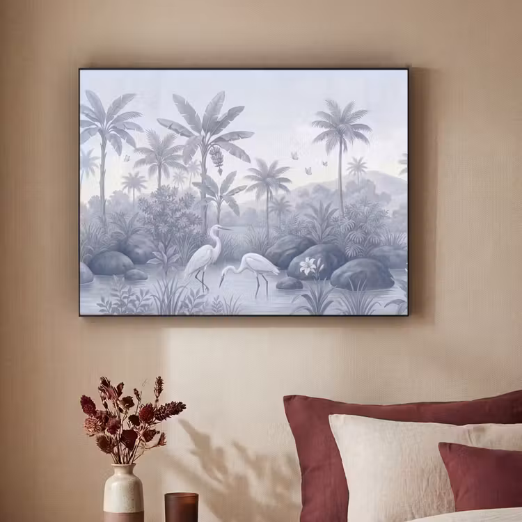 Art Frame - Vogel - Water - Tropisch - Natuur - Blauw — 2