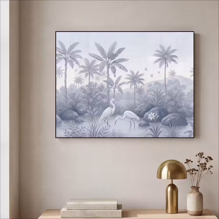 Art Frame - Vogel - Water - Tropisch - Natuur - Blauw — 3