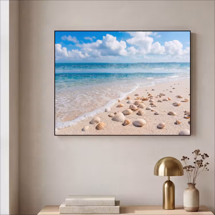 Art Frame - Schelpen - Strand - Natuur - Beige — 3