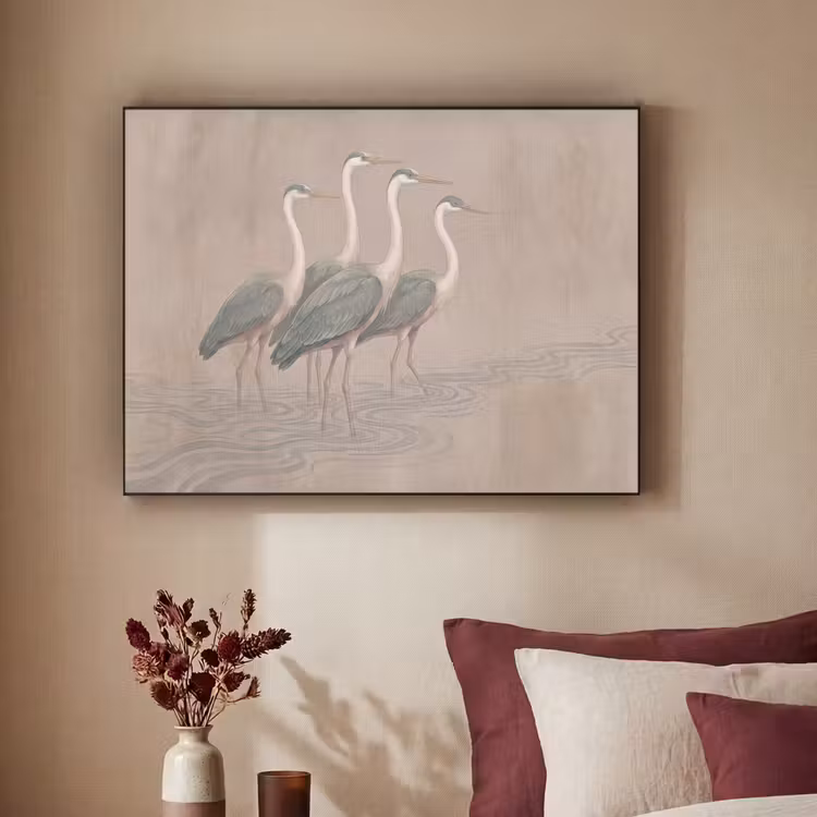 Art Frame - Vogel - Water - Natuur - Vintage — 2