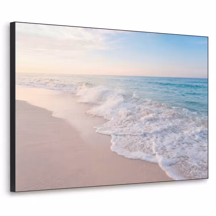 Art Frame - Zee - Golven - Strand - Natuur - Wit — 1