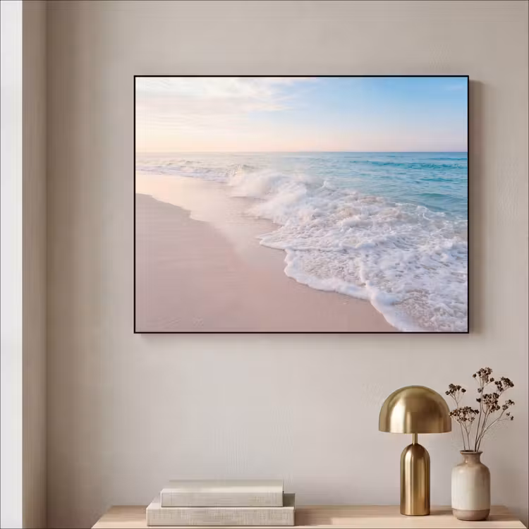 Art Frame - Zee - Golven - Strand - Natuur - Wit — 3
