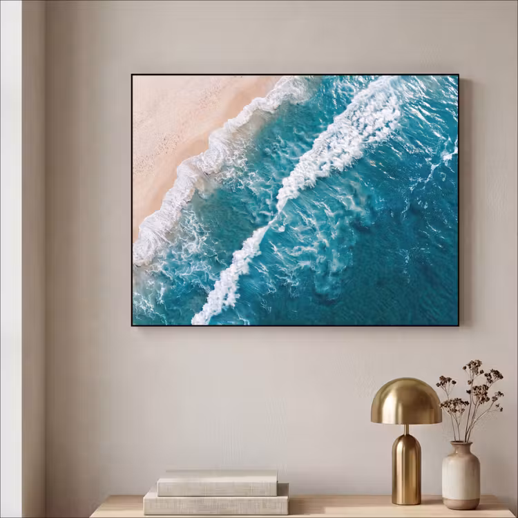 Art Frame - Zee - Strand - Golven - Natuur - Blauw — 3