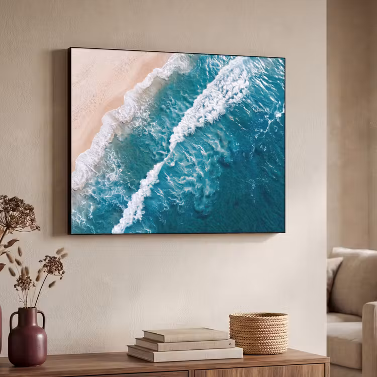 Art Frame - Zee - Strand - Golven - Natuur - Blauw — 4
