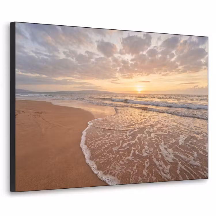 Art Frame - Zee - Kustlijn - Wolken - Landschap - Oranje — 1
