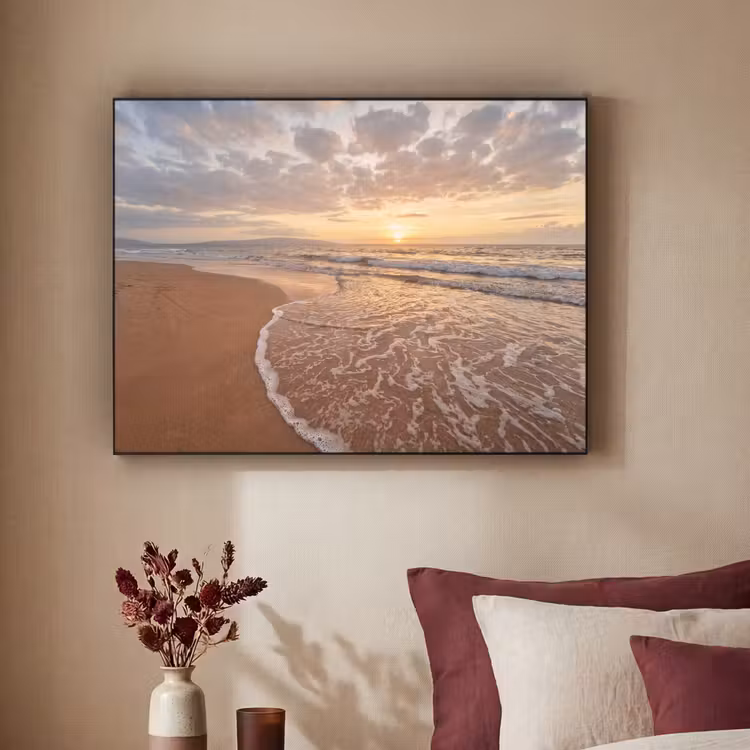 Art Frame - Zee - Kustlijn - Wolken - Landschap - Oranje — 2