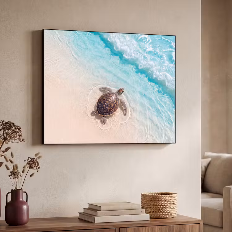 Art Frame - Schildpad - Helder water - Strand - Dieren - Natuur — 4