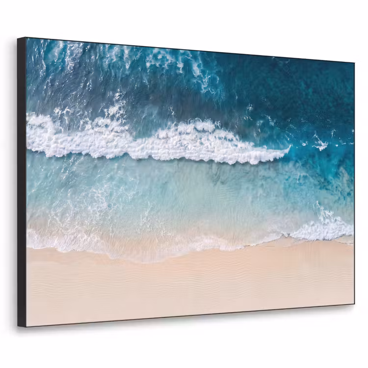 Art Frame - Strand - Zee - Golven - Natuur - Blauw — 1