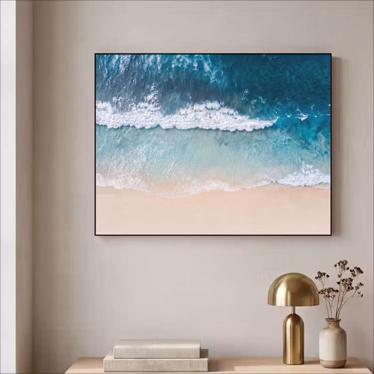 Art Frame - Strand - Zee - Golven - Natuur - Blauw — 3